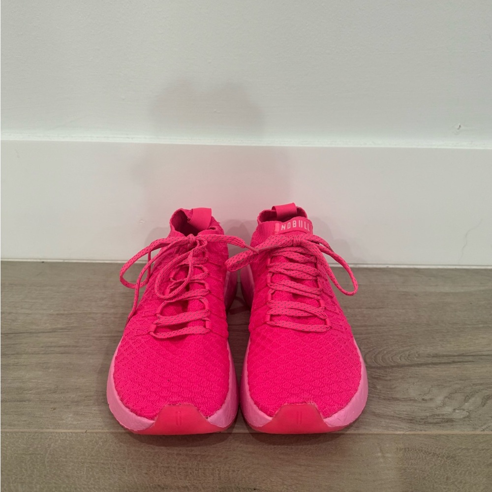 NOBULL Women's Bright Pink Sneakers